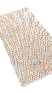 Braided Natural Jute Rug - 95 x 64 cm-2