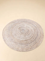 Braided Natural Round Jute Rug  - 94 x 94 cm-2