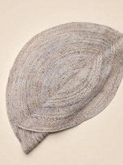 Braided Natural Round Jute Rug  - 94 x 94 cm-3