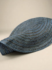 Braided Overdyed Round Jute Rug - 64 x 64 cm-4