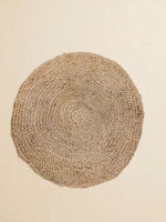 Braided Natural Round Jute Rug - 85 x 85 cm-2