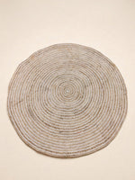Braided Natural Round Jute Rug - 119 x 119 cm-2