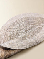 Braided Natural Round Jute Rug  - 125 x 125 cm-3