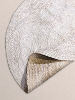 Braided Natural Round Jute Rug - 113 x 113 cm-4