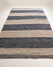 Braided Natural Jute Rug - 152 x 85 cm-1