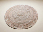 Chunky Natural Jute Rug - 119 x 119 cm-2