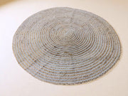 Chunky Natural Jute Rug - 122 x 122 cm-2