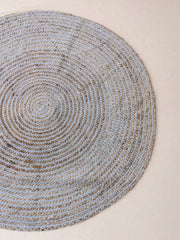 Chunky Natural Jute Rug - 122 x 122 cm-4
