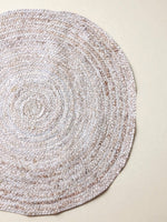 Braided Natural Round Jute Rug - 85 x 85 cm-3
