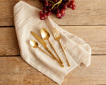 Paris Gold Stainless Steel Cutlery Sets x16/24 pieces-0