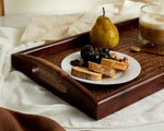 Vera Rectangle Rattan and Wood Serving Tray-1