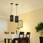 Rattan Pendant Shade Fits Existing Standard Pendant Lounge Bedroom Kitchen~1960-3