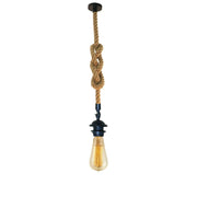 Retro Hemp Rope Iron Pendant Hanging set~2456-6