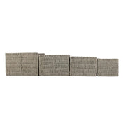 Grey Paper Rope Storage Basket-2