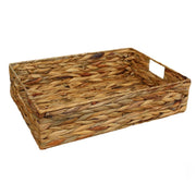 Shallow Rectangular Water Hyacinth Storage Basket-1