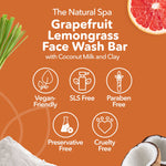Grapefruit Lemongrass Face Wash Bar-3