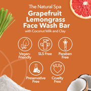 Grapefruit Lemongrass Face Wash Bar-3