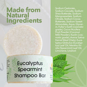 Spearmint and Eucalyptus Shampoo Bar-3
