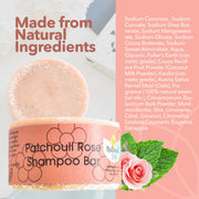 Patchouli Rose Shampoo Bar-3