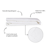 Flat Sheet in White (Eucalyptus Silk)-1