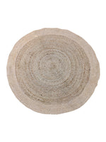 Braided Natural Round Jute Rug  - 125 x 125 cm-0