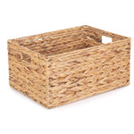 Rectangular Water Hyacinth Storage Basket-2