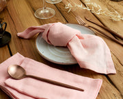 Joy Pink Muslin Cotton Table Napkin Set of 4-2