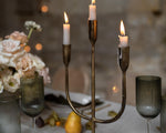 Camille Rustic Iron Trident Candelabra-2