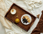 Vera Rectangle Rattan and Wood Serving Tray-2