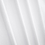 Organic Cotton Waffle Shower Curtain White | Mold Resistant, Quick Dry | Standard Sizes & Made to Measure-3
