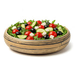 Bamboo Fruit Bowl & Home Decor Bowl (Dark Natural)-2