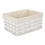 Whitewash Scandi Storage Basket With White Lining-4