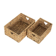Shallow Water Hyacinth Storage Basket-0