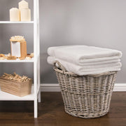 Luxury Bamboo Towel in White-6