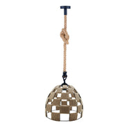 Industrial 2-Core Hemp Rope Pendant Light~1132-7