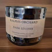 2-Wick Dimpled Black Candles-7