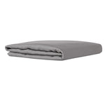 Fitted Sheet in Grey (Eucalyptus Silk)-1