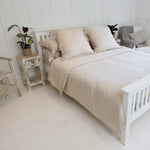 Flat Sheet in Grey (Eucalyptus Silk)-4
