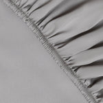 Fitted Sheet in Grey (Eucalyptus Silk)-0