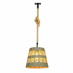 Industrial 2-Core Hemp Rope Pendant Light~1132-8