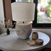 Found U - Terracotta Table lamp-3