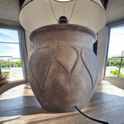 CureMe - Rustic Ceramic Table Lamp-2