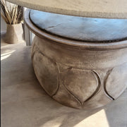 CureMe - Rustic Ceramic Table Lamp-1