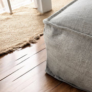 Linen cru poufs-4