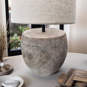 Found U - Terracotta Table lamp-0