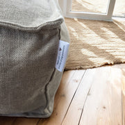 Linen cru poufs-1