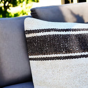 Stripped Deep Brown Kilim-3