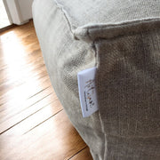 Linen cru poufs-3