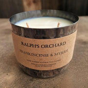2-Wick Dimpled Black Candles-3