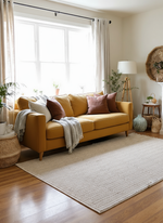 Loop Natural Jute Rug - 186 × 146 cm-1